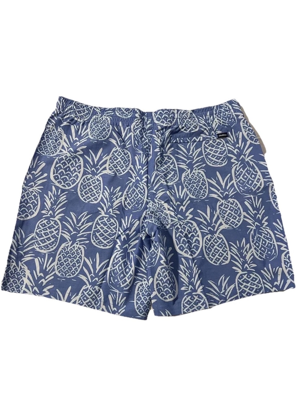 Chubbies Navy and White Pineapple Print Swim Trunks - Picture 2 of 8